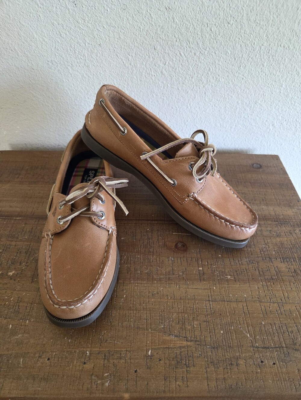 Sperry Authentic Original 2-Eye Boat Shoe Size 6 New Preppy Office